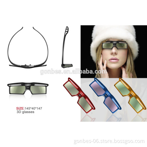 2017 hot sale Active 3D glasses, with battery function, work with all DLP projectors